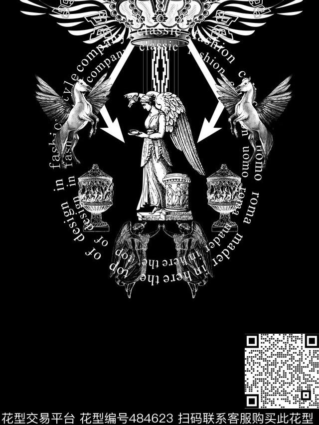 MarceloBurlon风格潮牌复古简欧传统印花华亿平台下载（图片编号: 484623） - 瓦栏（Walan）