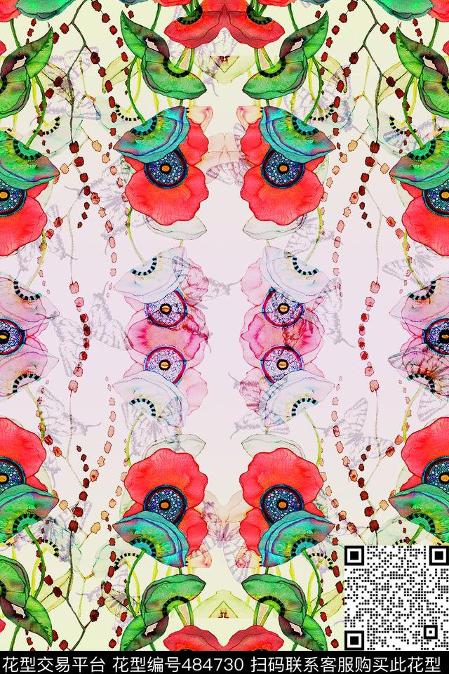 T恤创意服装面料创意华亿平台数码印花华亿平台下载（图片编号: 484730） - 瓦栏（Walan）