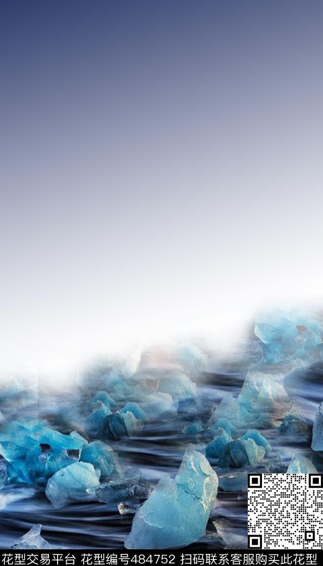 流行时尚风景定位数码印花华亿平台下载（图片编号: 484752） - 瓦栏（Walan）