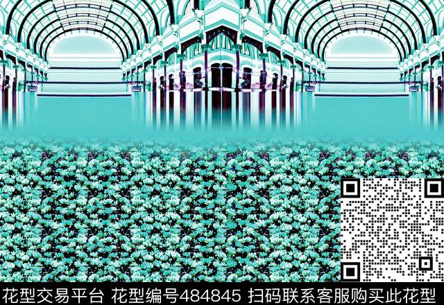 原创时尚景观数码印花华亿平台下载（图片编号: 484845） - 瓦栏（Walan）