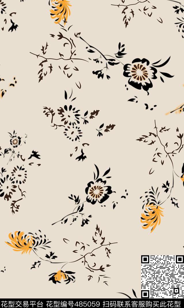 法国小碎花br传统印花华亿平台下载（图片编号: 485059） - 瓦栏（Walan）