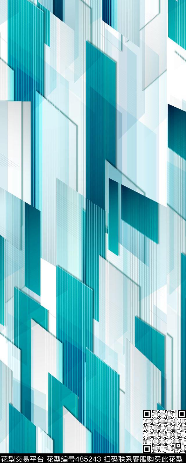 几何抽象家纺连衣裙数码印花华亿平台下载（图片编号: 485243） - 瓦栏（Walan）