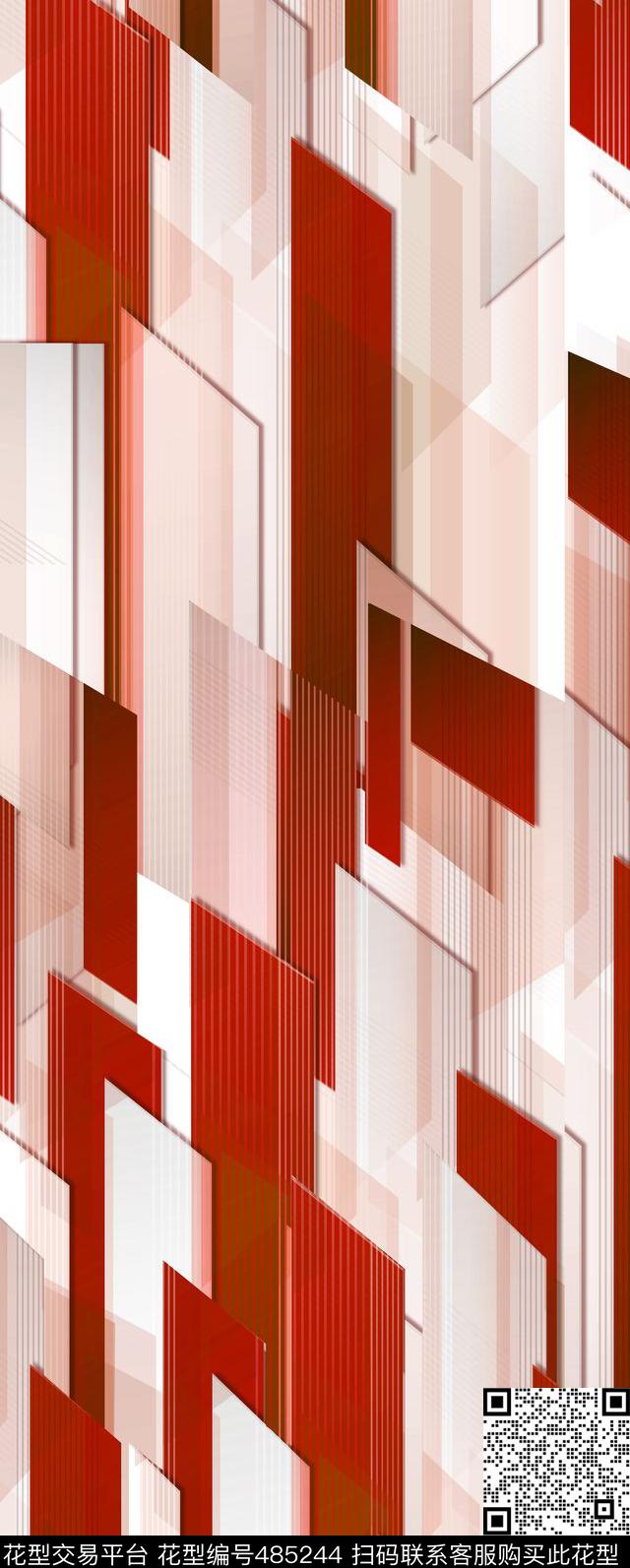 几何抽象欧美大牌沙发布数码印花华亿平台下载（图片编号: 485244） - 瓦栏（Walan）