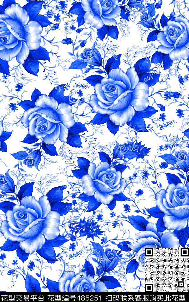 家纺连衣裙流行元素数码印花华亿平台下载（图片编号: 485251） - 瓦栏（Walan）