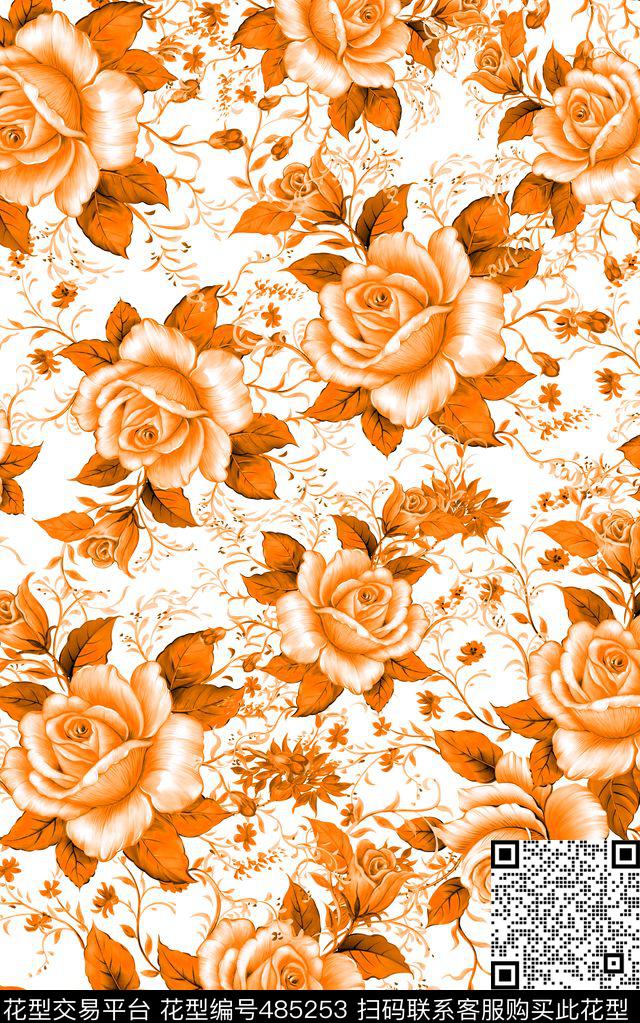 青花瓷沙发布家纺数码印花华亿平台下载（图片编号: 485253） - 瓦栏（Walan）