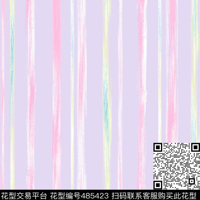 时尚花卉手绘数码印花华亿平台下载（图片编号: 485423） - 瓦栏（Walan）