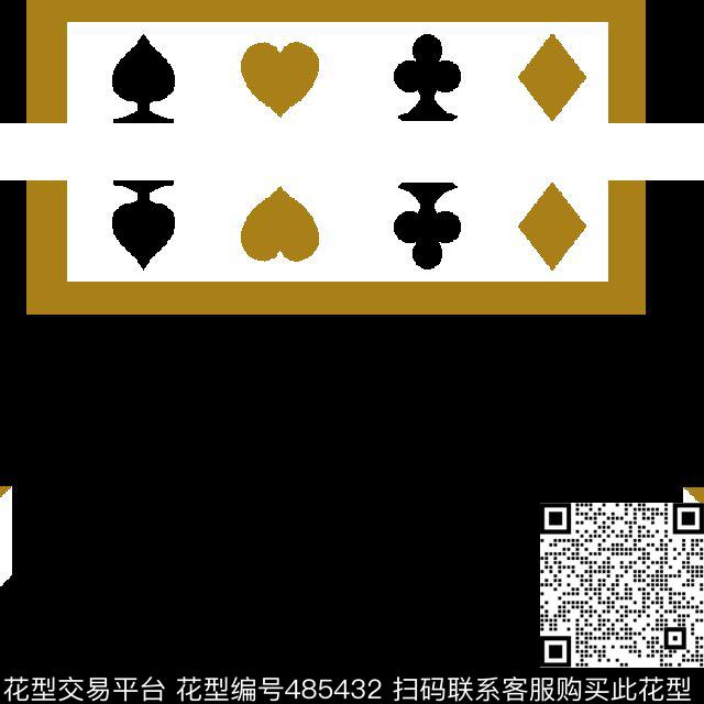 男装外套时尚几何扑克华亿平台传统印花华亿平台下载（图片编号: 485432） - 瓦栏（Walan）