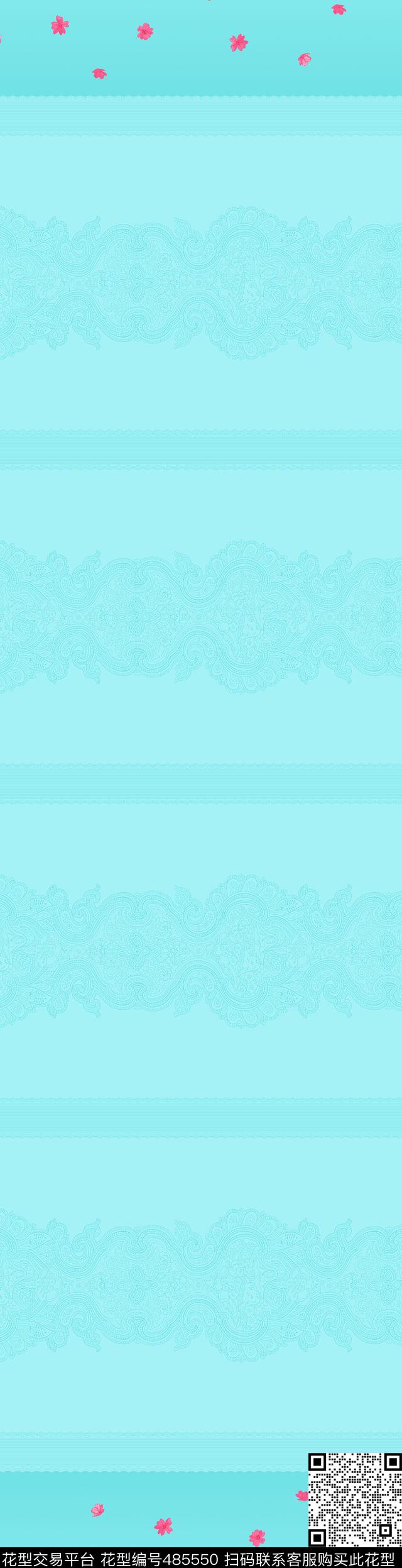 时尚花卉花纹数码印花华亿平台下载（图片编号: 485550） - 瓦栏（Walan）