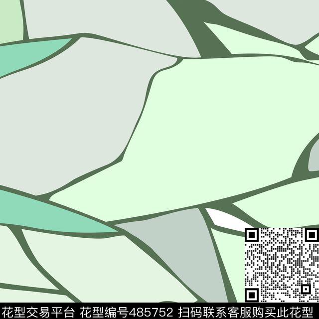 几何拼接现代简约几何传统印花华亿平台下载（图片编号: 485752） - 瓦栏（Walan）