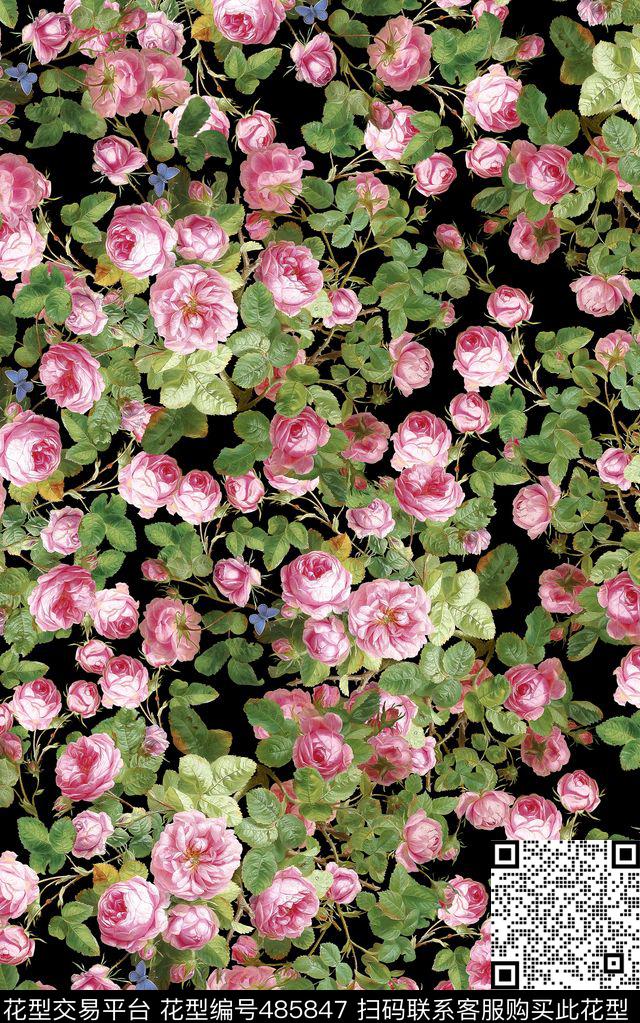 油画欧美时尚沙发布数码印花华亿平台下载（图片编号: 485847） - 瓦栏（Walan）