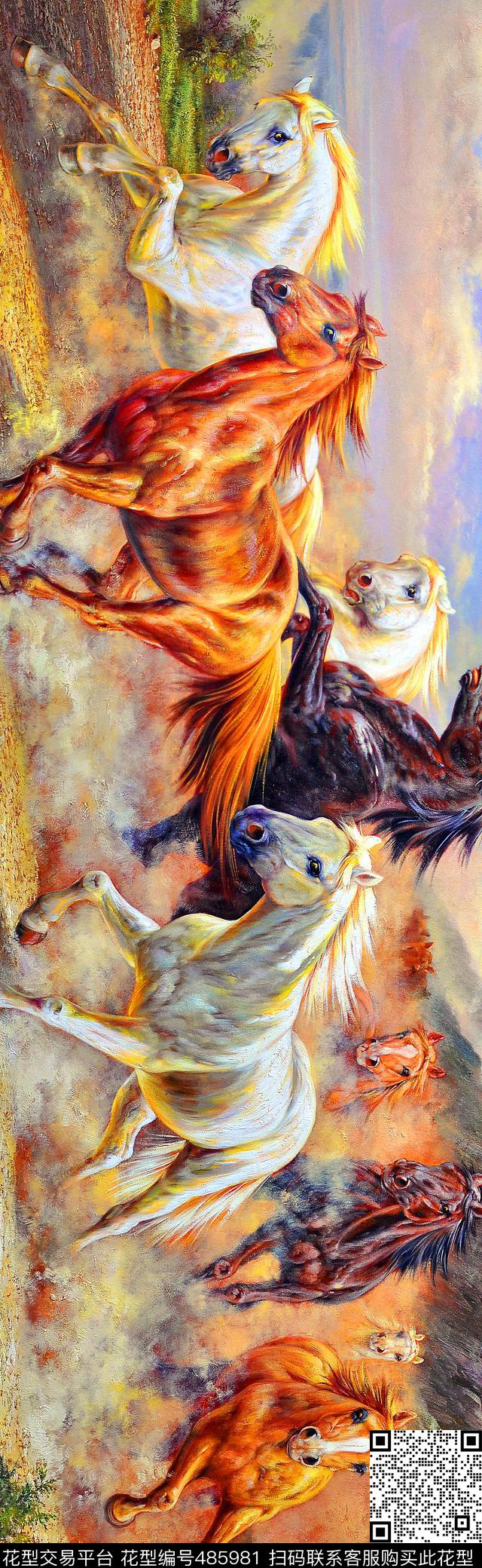 长巾潮流时尚大牌家纺数码印花华亿平台下载（图片编号: 485981） - 瓦栏（Walan）