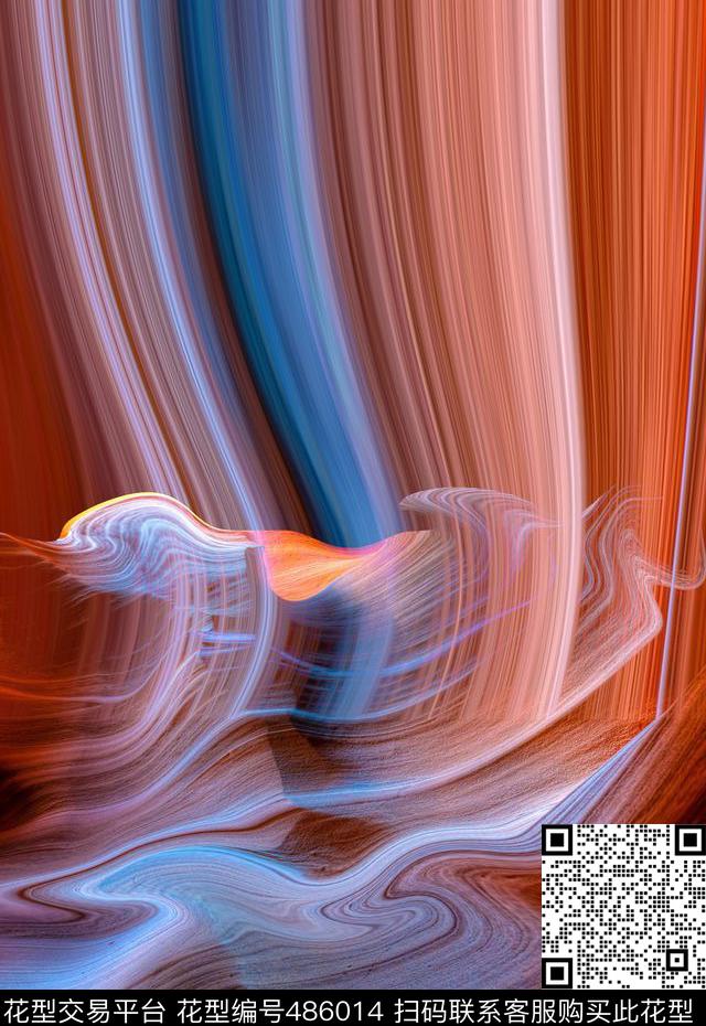 潮流时尚渐变流动沙漠男装定位数码印花华亿平台下载（图片编号: 486014） - 瓦栏（Walan）