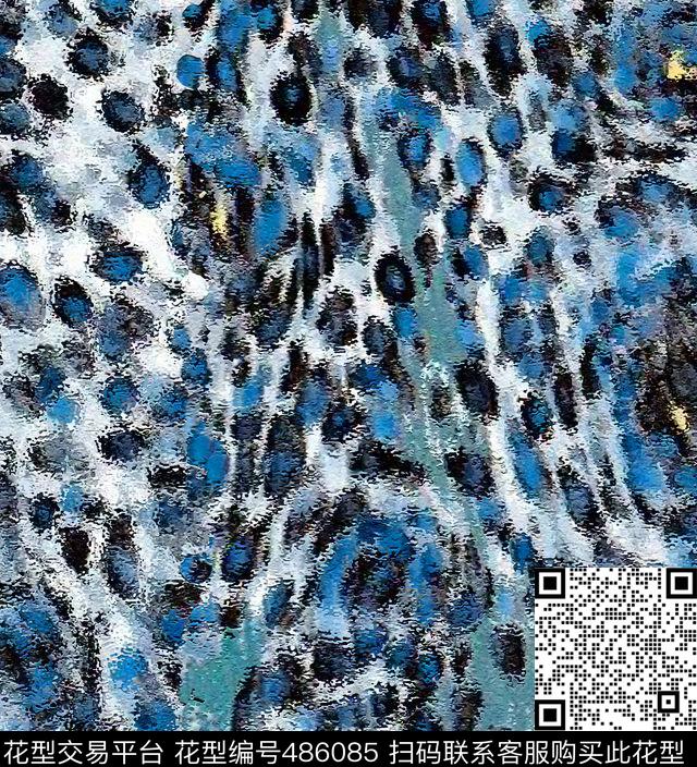 迷彩纹豹点斑驳数码印花华亿平台下载（图片编号: 486085） - 瓦栏（Walan）