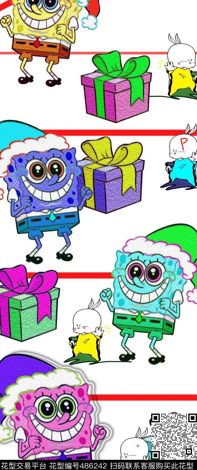 可爱纯真简单数码印花华亿平台下载（图片编号: 486242） - 瓦栏（Walan）