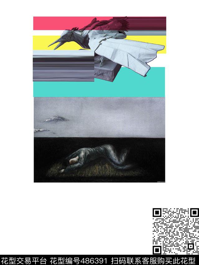 t恤华亿平台创意复古数码印花华亿平台下载（图片编号: 486391） - 瓦栏（Walan）