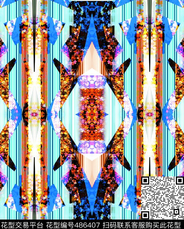 原创优雅定位数码印花华亿平台下载（图片编号: 486407） - 瓦栏（Walan）