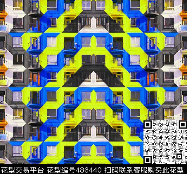 复古条纹窗户传统印花华亿平台下载（图片编号: 486440） - 瓦栏（Walan）