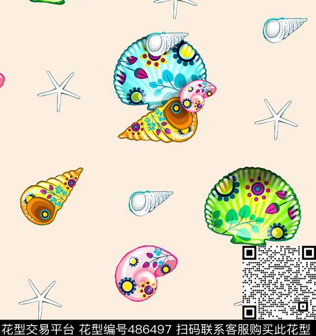 水果食物系列甜美花色碎花传统印花华亿平台下载（图片编号: 486497） - 瓦栏（Walan）