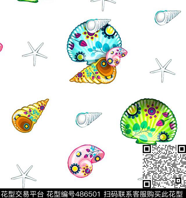 水果食物系列甜美花色碎花传统印花华亿平台下载（图片编号: 486501） - 瓦栏（Walan）