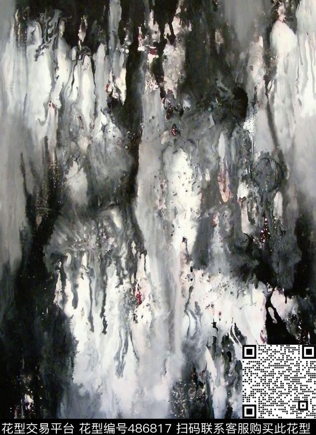 原创优雅渲染数码印花华亿平台下载（图片编号: 486817） - 瓦栏（Walan）