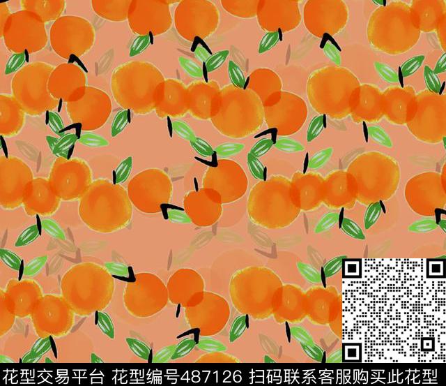 枇杷水彩水果数码印花华亿平台下载（图片编号: 487126） - 瓦栏（Walan）