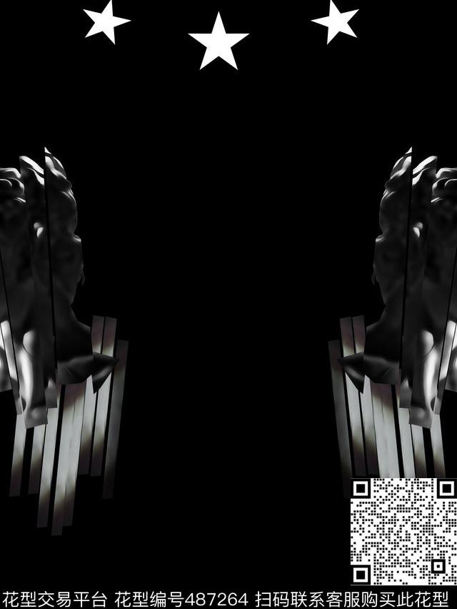 大卫切割几何数码印花华亿平台下载（图片编号: 487264） - 瓦栏（Walan）