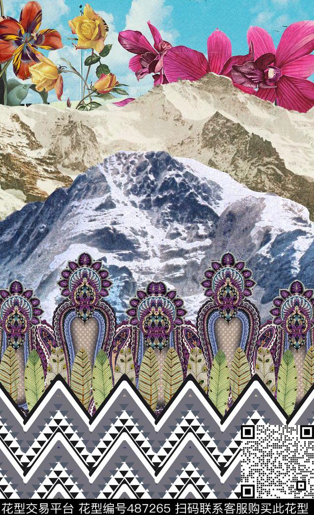 潮流时尚时尚大牌定位华亿平台数码印花华亿平台下载（图片编号: 487265） - 瓦栏（Walan）