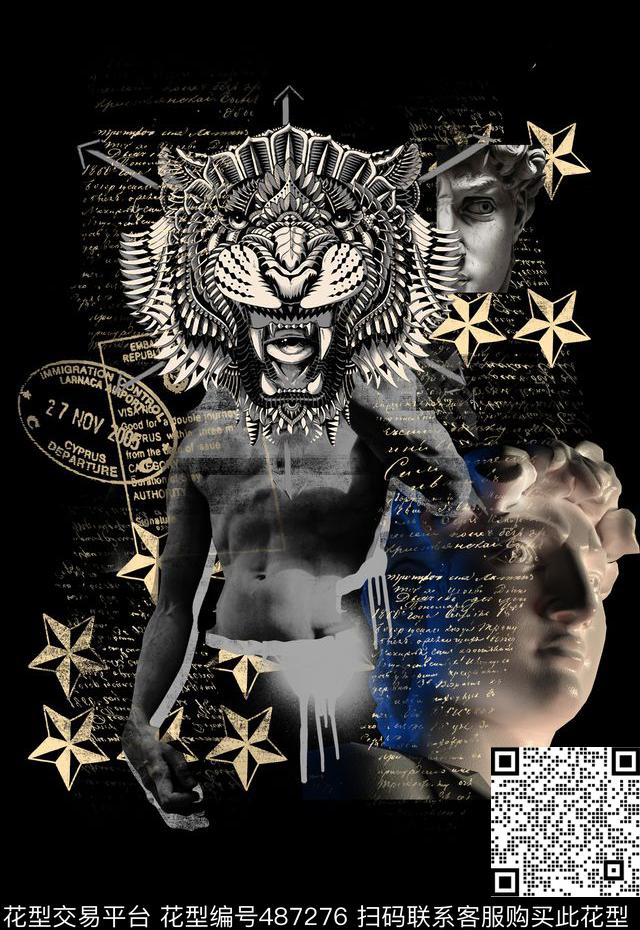 潮流时尚T恤卫衣夹克定位男装数码印花华亿平台下载（图片编号: 487276） - 瓦栏（Walan）