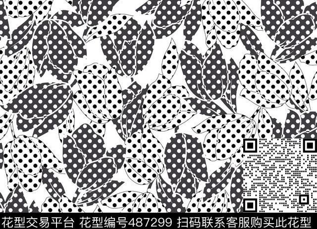 线条格子定位花数码印花华亿平台下载（图片编号: 487299） - 瓦栏（Walan）