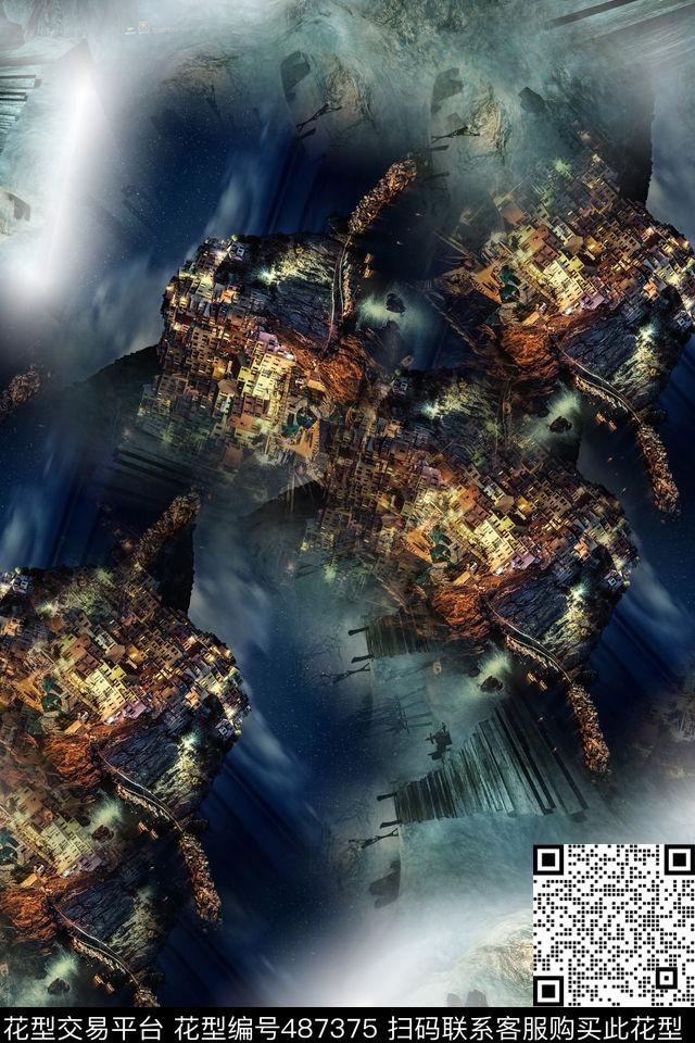 休闲时尚男女数码印花华亿平台下载（图片编号: 487375） - 瓦栏（Walan）