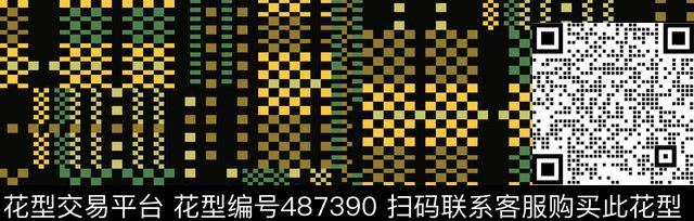 格纹格子小方块传统印花华亿平台下载（图片编号: 487390） - 瓦栏（Walan）