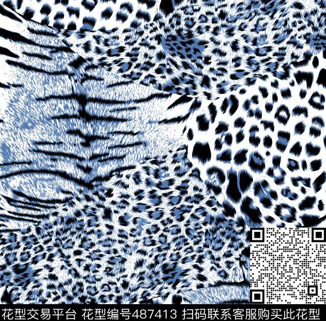 几何字母线条数码印花华亿平台下载（图片编号: 487413） - 瓦栏（Walan）