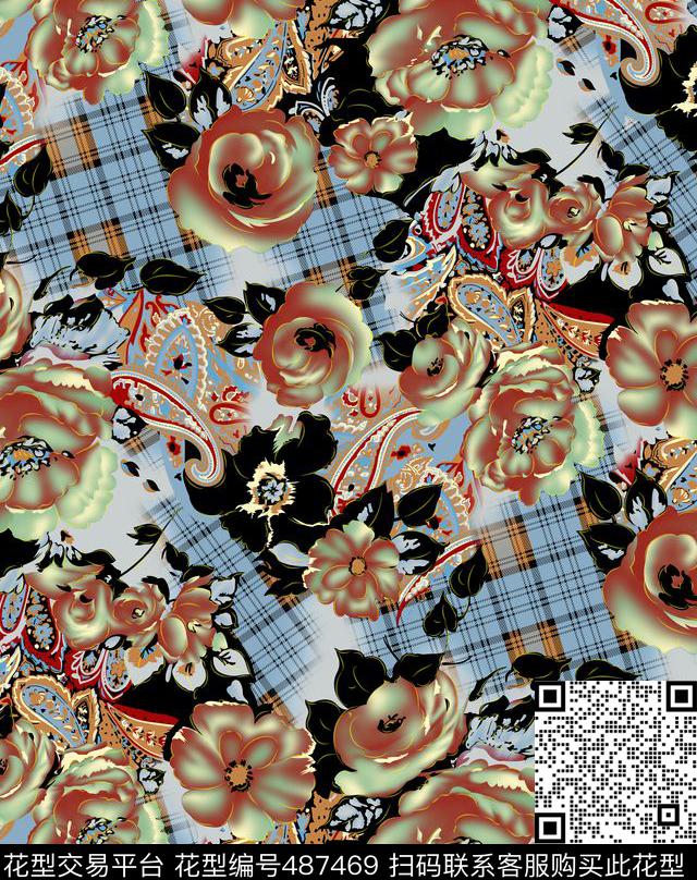 几何字母线条数码印花华亿平台下载（图片编号: 487469） - 瓦栏（Walan）