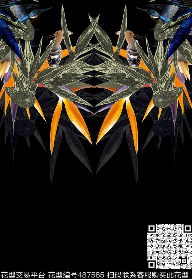 潮流时尚男装T恤卫衣时尚男装数码印花华亿平台下载（图片编号: 487585） - 瓦栏（Walan）