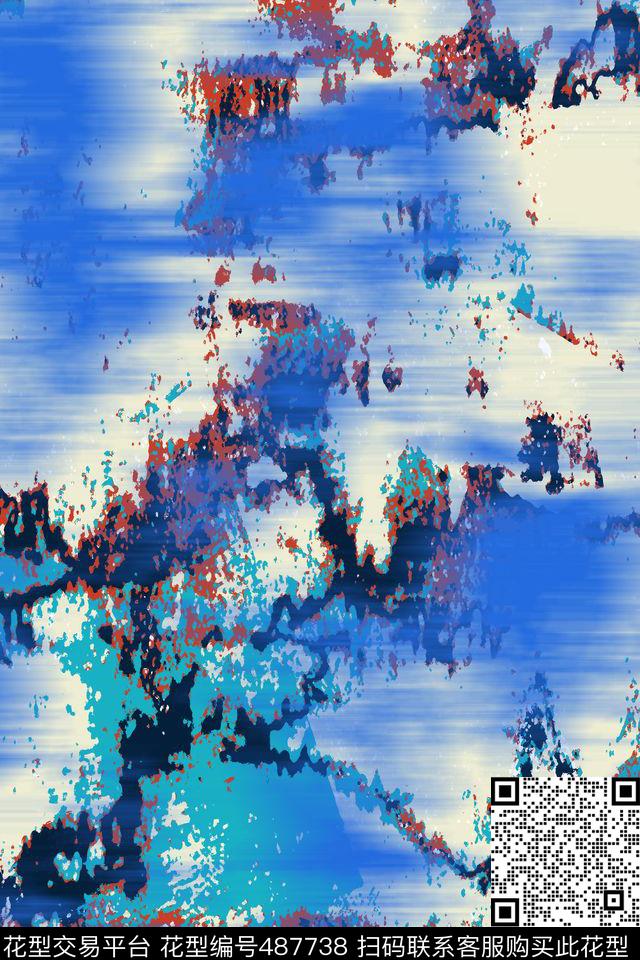 大牌大理石肌理数码印花华亿平台下载（图片编号: 487738） - 瓦栏（Walan）