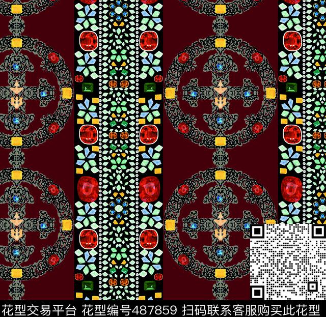 钻石宝石宝石钻石数码印花华亿平台下载（图片编号: 487859） - 瓦栏（Walan）