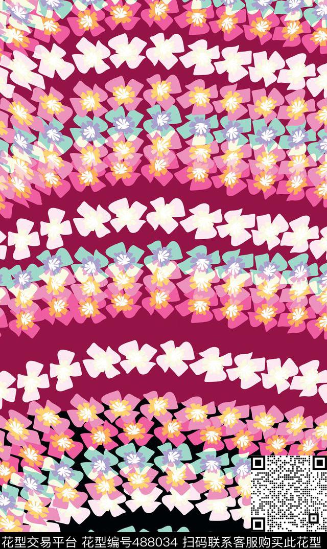 原创优雅定位数码印花华亿平台下载（图片编号: 488034） - 瓦栏（Walan）