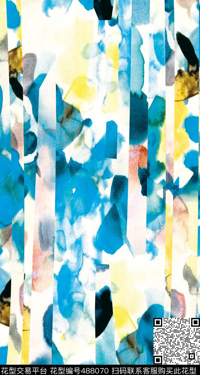 原创浪漫渲染数码印花华亿平台下载（图片编号: 488070） - 瓦栏（Walan）