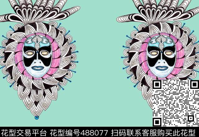 原创时尚定位数码印花华亿平台下载（图片编号: 488077） - 瓦栏（Walan）