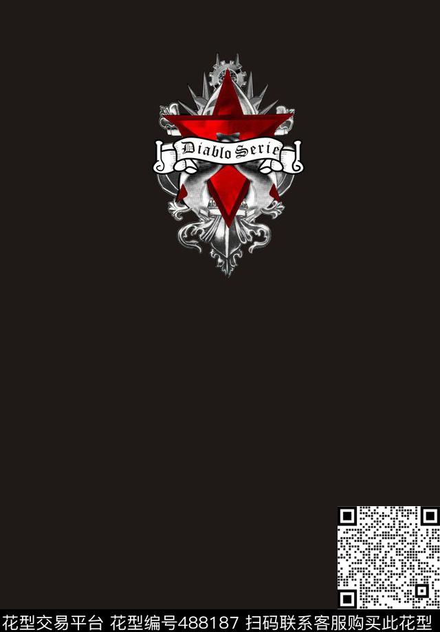 GIVENCHY抽象花纹数码印花华亿平台下载（图片编号: 488187） - 瓦栏（Walan）