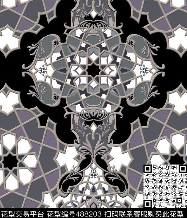 复古时尚组合定位男装华亿平台数码印花华亿平台下载（图片编号: 488203） - 瓦栏（Walan）