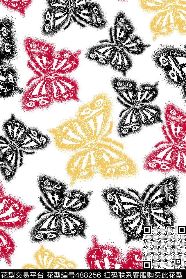 几何线条格子数码印花华亿平台下载（图片编号: 488256） - 瓦栏（Walan）