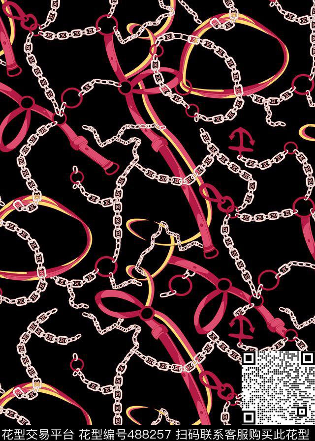 几何线条格子数码印花华亿平台下载（图片编号: 488257） - 瓦栏（Walan）