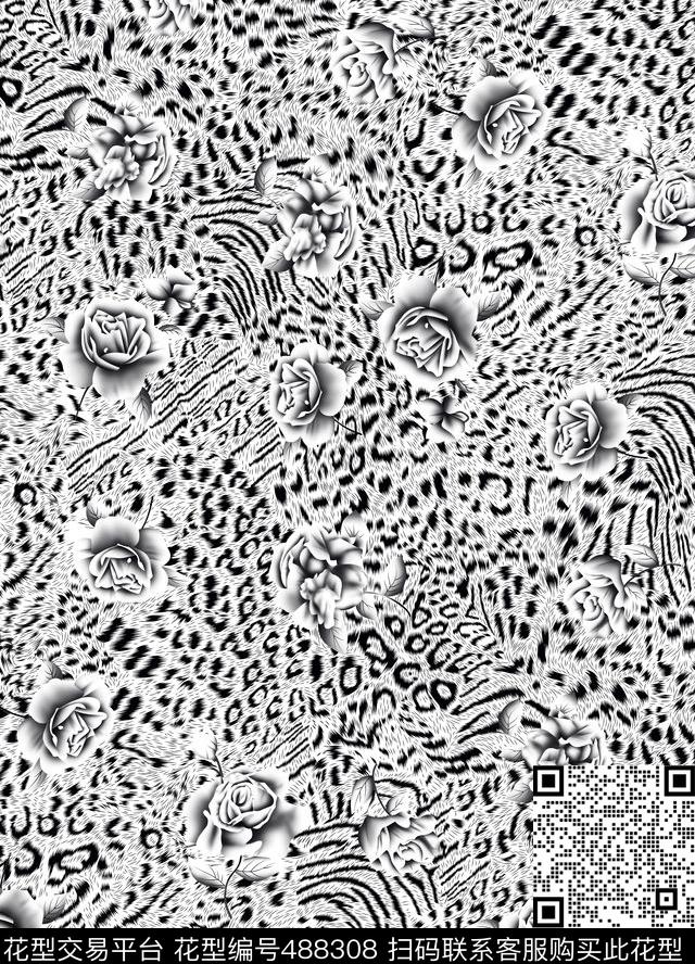 几何线条格子数码印花华亿平台下载（图片编号: 488308） - 瓦栏（Walan）
