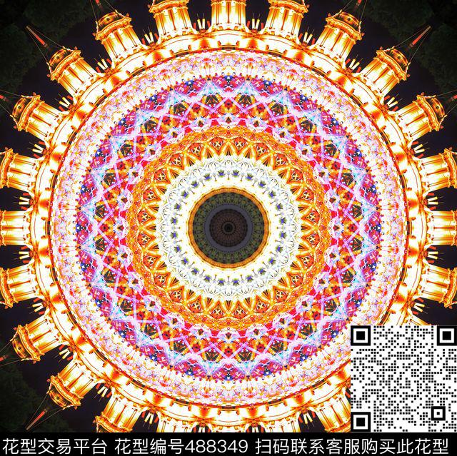 光圆形建筑数码印花华亿平台下载（图片编号: 488349） - 瓦栏（Walan）