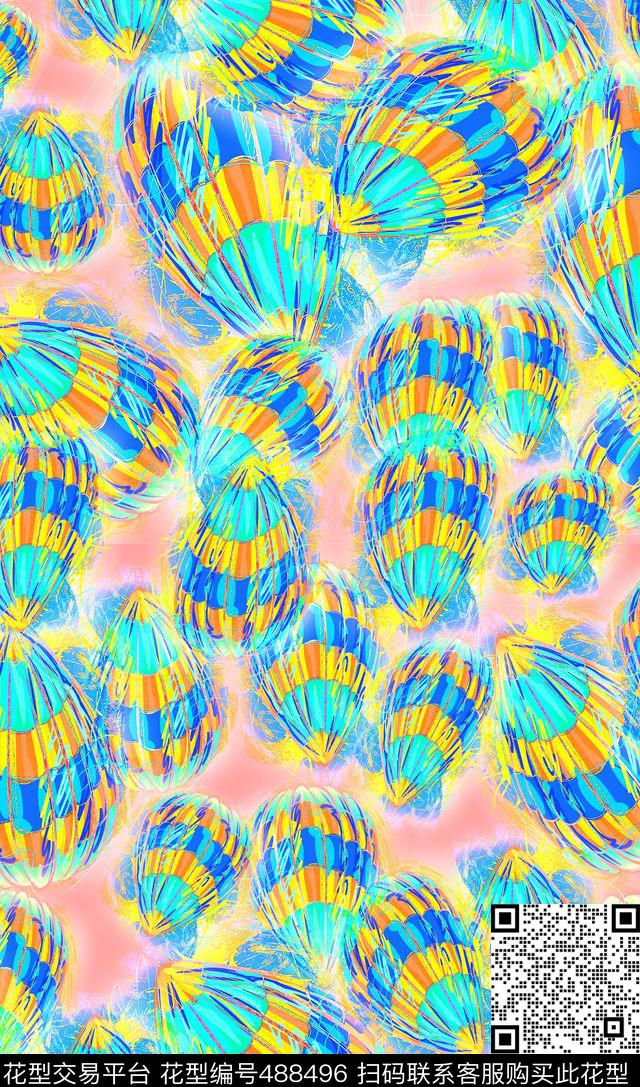 简约时尚大牌数码印花华亿平台下载（图片编号: 488496） - 瓦栏（Walan）