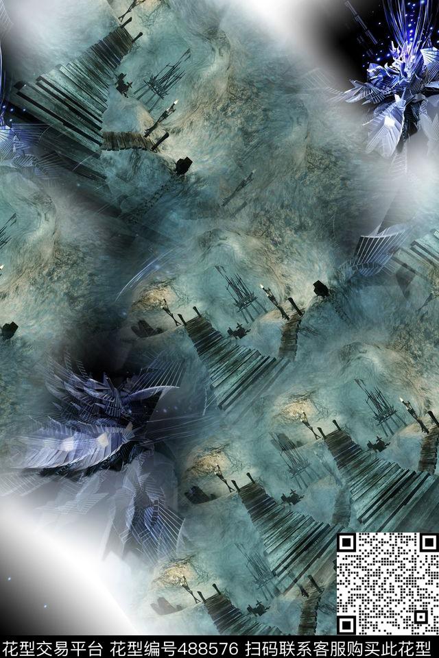 时光77流转神秘数码印花华亿平台下载（图片编号: 488576） - 瓦栏（Walan）