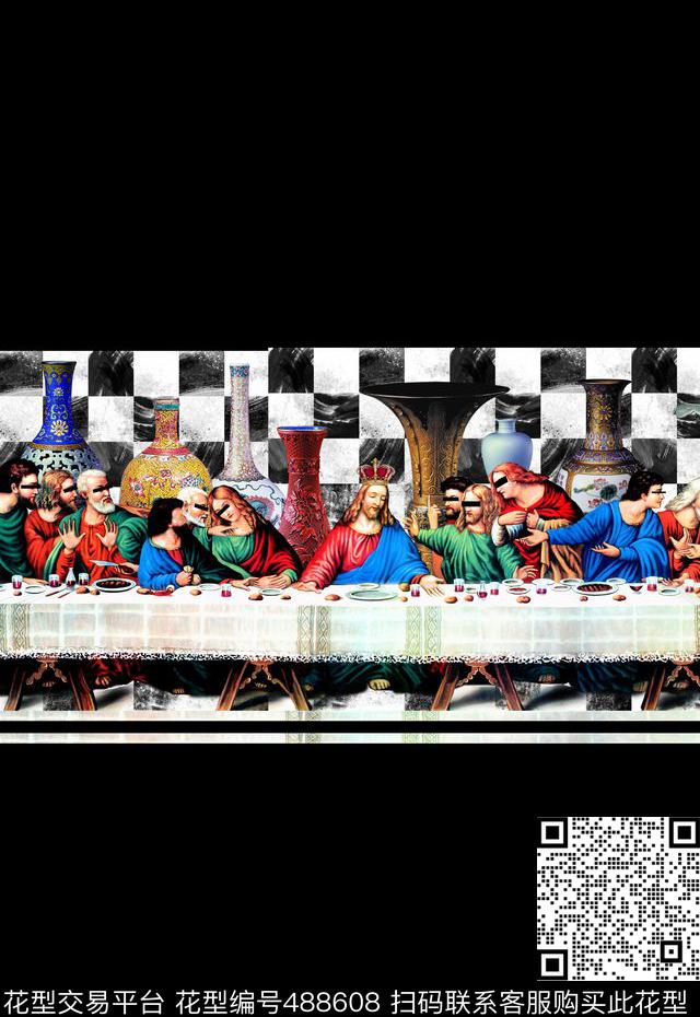 T恤卫衣夹克潮流时尚时尚复古定位数码印花华亿平台下载（图片编号: 488608） - 瓦栏（Walan）