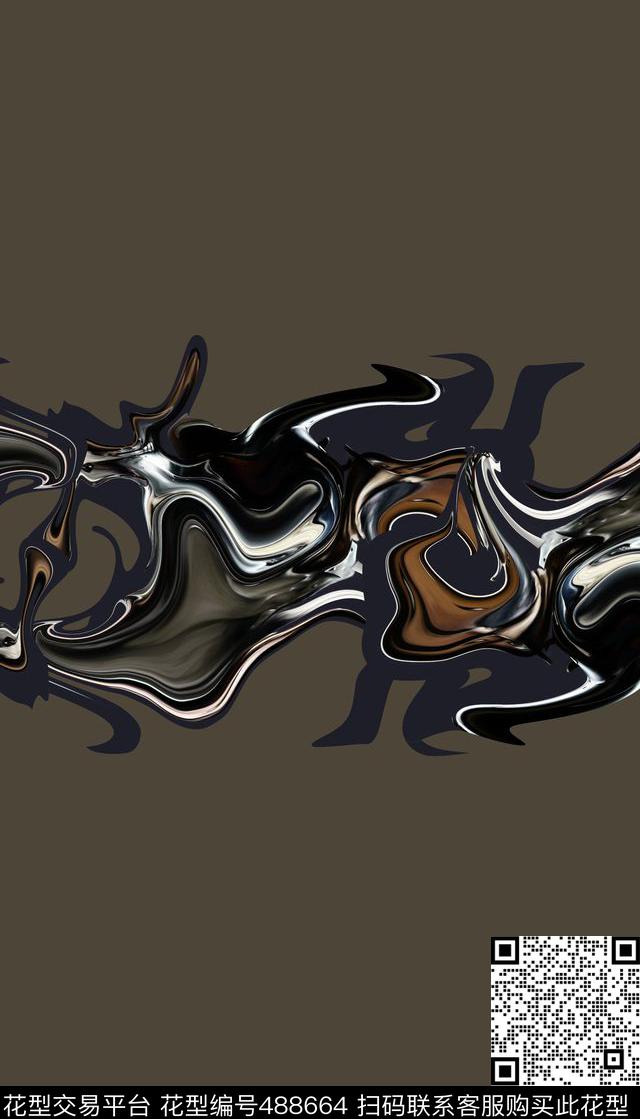 潮流复古夹克华亿平台数码印花华亿平台下载（图片编号: 488664） - 瓦栏（Walan）