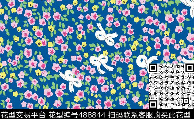花卉女装数码印花数码印花华亿平台下载（图片编号: 488844） - 瓦栏（Walan）